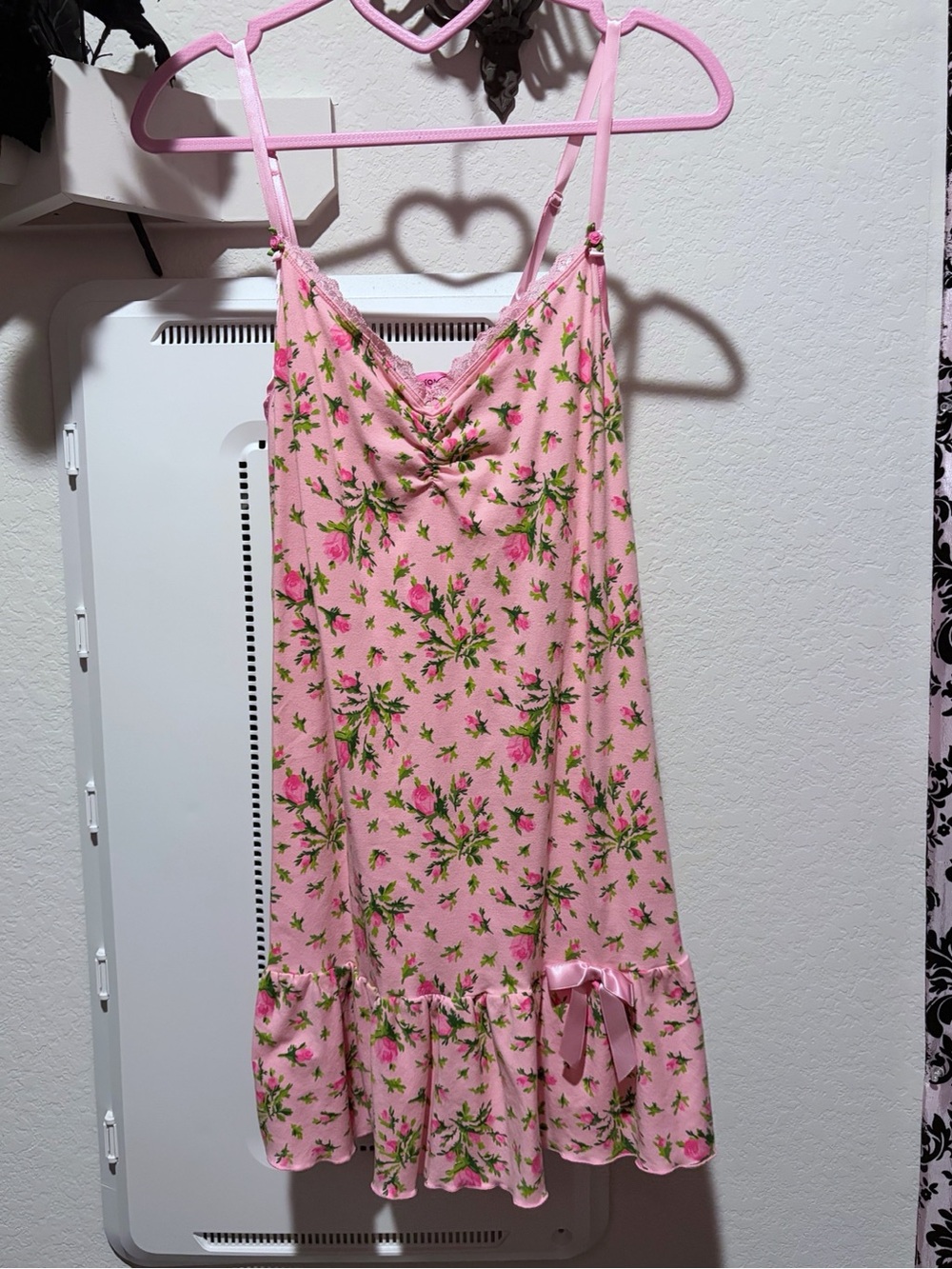 Vintage Betsy Johnson Intimates Floral Nighty- Medium